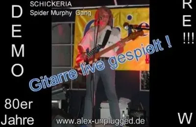 ALEX als Alleinunterhalter mit Live-Gitarre