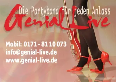 Franziska & Thomas Rohmann GbR / Partyband Genial Live